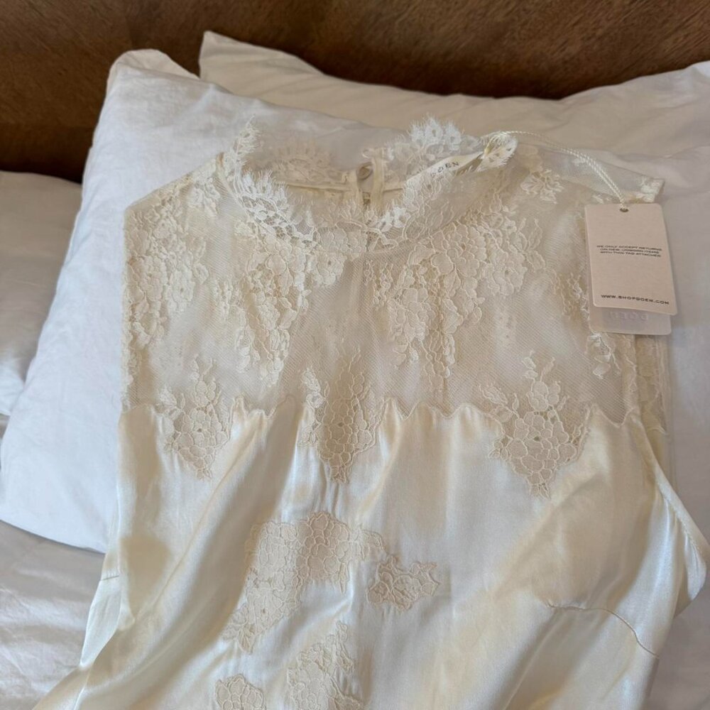 Doen Valeria Dress in Sea Salt - Picture 4 of 7